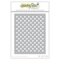 Honey Bee Stamps - Paradise Collection - Honey Cuts - Steel Craft Dies - Garden Lattice Cover Plate - Top