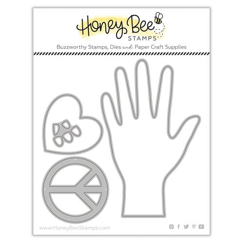Honey Bee Stamps - Summer Stems Collection - Honey Cuts - Steel Craft Dies - Helping Hand