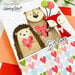 Honey Bee Stamps - Happy Hearts Collection - Honey Cuts - Steel Craft Dies - Heart Hugs