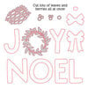 Honey Bee Stamps - Christmas - Honey Cuts - Steel Craft Dies - Joy Noel Wreath