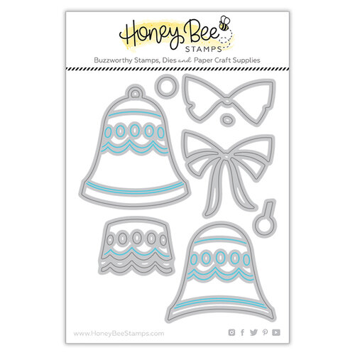 Honey Bee Stamps - Make It Merry Collection - Christmas - Honey Cuts - Steel Craft Dies - Layering Holiday Bells