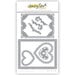 Honey Bee Stamps - Honey Cuts - Steel Craft Dies - Lace Heart Layering Frames