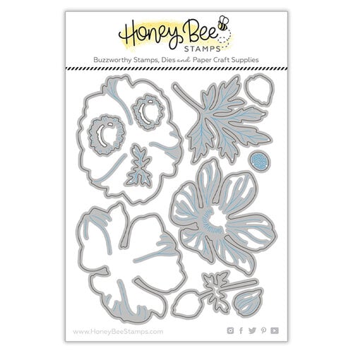 Honey Bee Stamps - Vintage Holiday Collection - Honey Cuts - Steel Craft Dies - Lovely Layers - Anemone