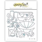 Honey Bee Stamps - Honey Cuts - Steel Craft Dies - Lovely Layers April Showers