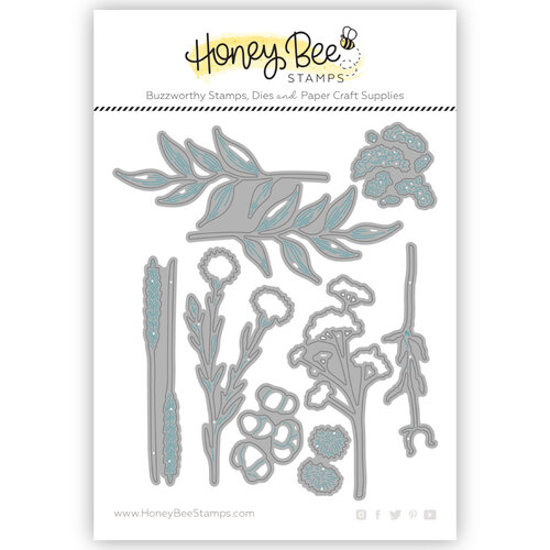 Honey Bee Stamps - Heartfelt Harvest Collection - Honey Cuts - Steel Craft Dies - Lovely Layers - Autumn Bouquet