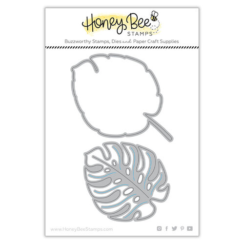 Honey Bee Stamps - Paradise Collection - Honey Cuts - Steel Craft Dies - Lovely Layers - Monstera Leaf