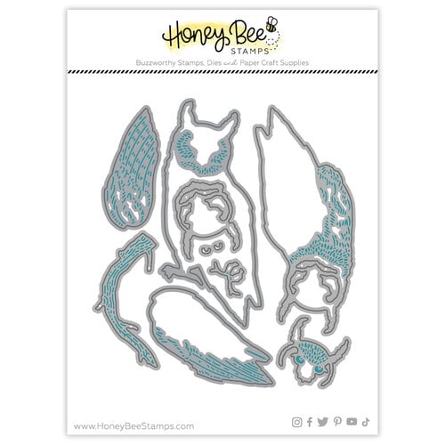 Honey Bee Stamps - Adventure Awaits Collection - Honey Cuts - Steel Craft Dies - Lovely Layers - Owl