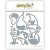 Honey Bee Stamps - Heartfelt Harvest Collection - Honey Cuts - Steel Craft Dies - Lovely Layers - Quails