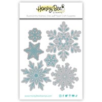 Honey Bee Stamps - Honey Cuts - Steel Craft Dies - Lovely Layers Large Snowflakes