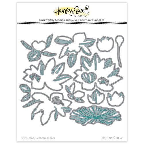 Honey Bee Stamps - Adventure Awaits Collection - Honey Cuts - Steel Craft Dies - Lovely Layers - Water Lily