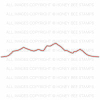 Honey Bee Stamps - Christmas - Honey Cuts - Steel Craft Dies - Mountain Border