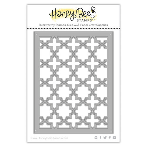 Honey Bee Stamps - Spooktacular Collection - Honey Cuts - Steel Craft Dies - Ornate A2 Cover Plate - Top