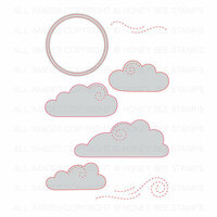 Honey Bee Stamps - Honey Cuts - Steel Craft Dies - Partly Cloudy