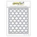 Honey Bee Stamps - Honey Cuts - Steel Craft Dies - Quatrefoil A2 Cover Plate - Top