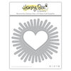 Honey Bee Stamps - Love Letters Collection - Honey Cuts - Steel Craft Dies - Radiant Heart