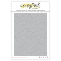 Honey Bee Stamps - Sealed With Love Collection - Honey Cuts - Steel Craft Dies - Swirling Leaves Pierced A2 Cover Plate