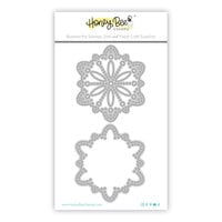 Honey Bee Stamps - Merry Moments Collection - Honey Cuts - Steel Craft Dies - In Stitches - Snowflake