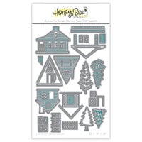 Honey Bee Stamps - Adventure Awaits Collection - Honey Cuts - Steel Craft Dies - Summer Cabins