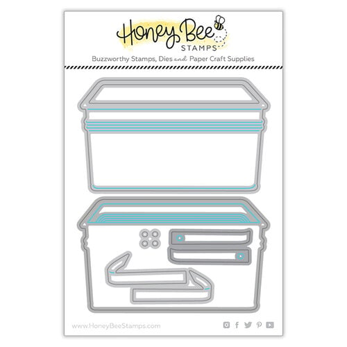 Honey Bee Stamps - Make It Merry Collection - Christmas - Honey Cuts - Steel Craft Dies - Vintage Picnic Basket