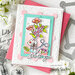 Honey Bee Stamps - Happy Hearts Collection - 3D Embossing Folder - Spring Medley