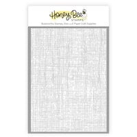 Honey Bee Stamps - Heartfelt Harvest Collection - Embossing Folder - Burlap