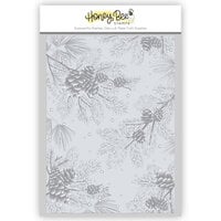 Honey Bee Stamps - 3D Embossing Folder - Snowy Pines