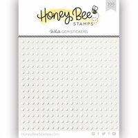 Honey Bee Stamps - Gem Stickers - White