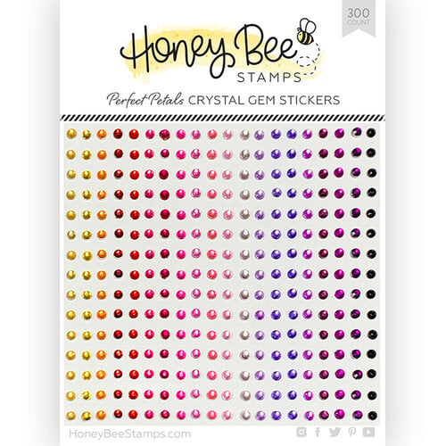 Honey Bee Stamps - Gem Stickers - Perfect Petals Crystal