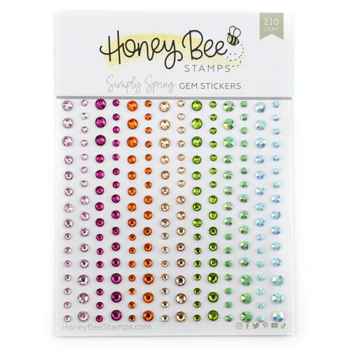 Honey Bee Stamps - Simply Spring Collection - Gem Stickers - Simply Spring
