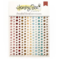 Honey Bee Stamps - Heartfelt Harvest Collection - Gem Stickers - Homestead Harvest