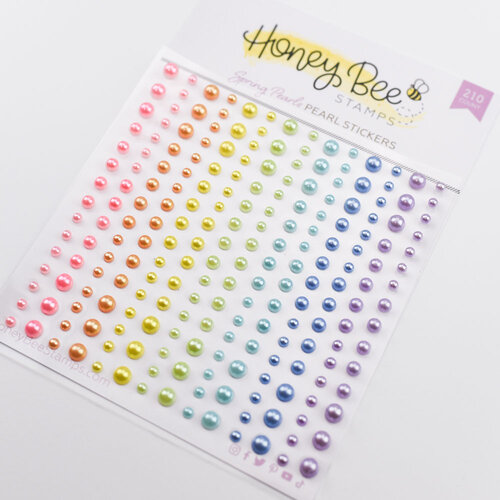 Honey Bee Stamps - Rainbow Dreams Collection - Pearl Stickers - Spring Pearls
