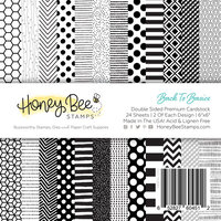 Honey Bee Stamps - 6 x 6 Paper Pad - Back To Basics