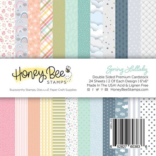 Honey Bee Stamps - 6 x 6 Paper Pad - Spring Lullaby