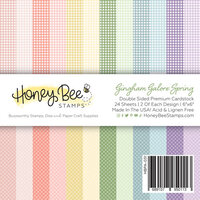 Honey Bee Stamps - Modern Spring Collection - 6 x 6 Paper Pad - Gingham Galore