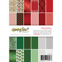 Honey Bee Stamps - Make It Merry Collection - Christmas - 6 x 8.5 Paper Pad - Make It Merry