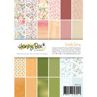 Honey Bee Stamps - Simply Spring Collection - 6 x 8.5 Paper Pad - Simply Spring