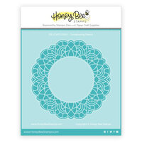 Honey Bee Stamps - Sealed With Love Collection - Stencils - Delicate Doily