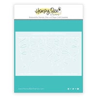 Honey Bee Stamps - Birthday Bliss Collection - Stencils - Layering Streamers