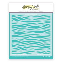 Honey Bee Stamps - The Perfect Day Collection - Stencils - Layered Waves