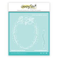 Honey Bee Stamps - The Perfect Day Collection - Stencils - Perfect Day Wreath