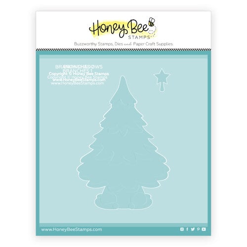 Honey Bee Stamps - Make It Merry Collection - Stencils - Grandma's Christmas Tree