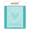 Honey Bee Stamps - Happy Hearts Collection - Stencils - A Little Note