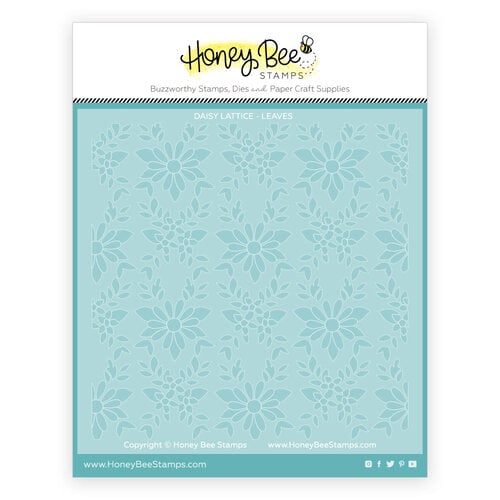 Honey Bee Stamps - Simply Spring Collection - Stencils - Daisy Lattice