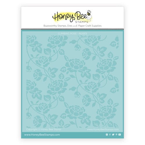 Honey Bee Stamps - Stencils - Climbing Rose