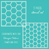 Honey Bee Stamps - Stencils - Hexagon Patterns