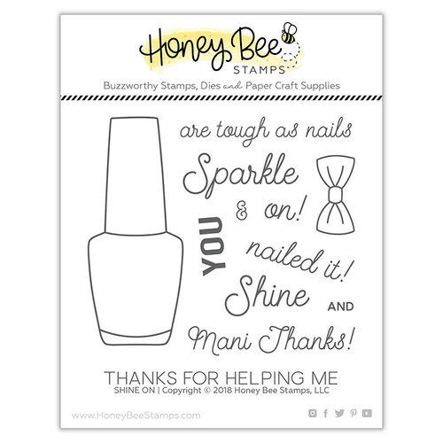 Honey Bee Stamps - Clear Photopolymer Stamps - Shine On