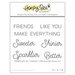 Honey Bee Stamps - Clear Photopolymer Stamps - Friends Like You