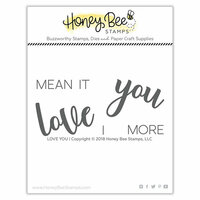 Honey Bee Stamps - Clear Photopolymer Stamps - Love You