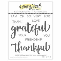 Honey Bee Stamps - Clear Photopolymer Stamps - Grateful