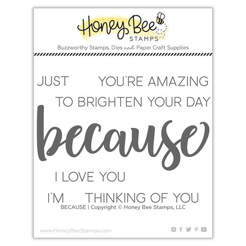 Honey Bee Stamps - Clear Photopolymer Stamps - Because